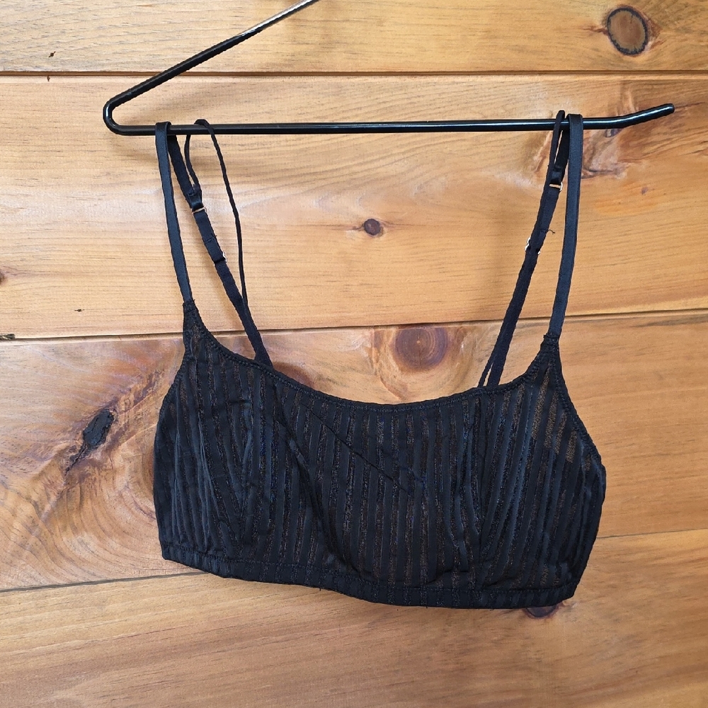 Monique Morin Vertigo Bralette Black